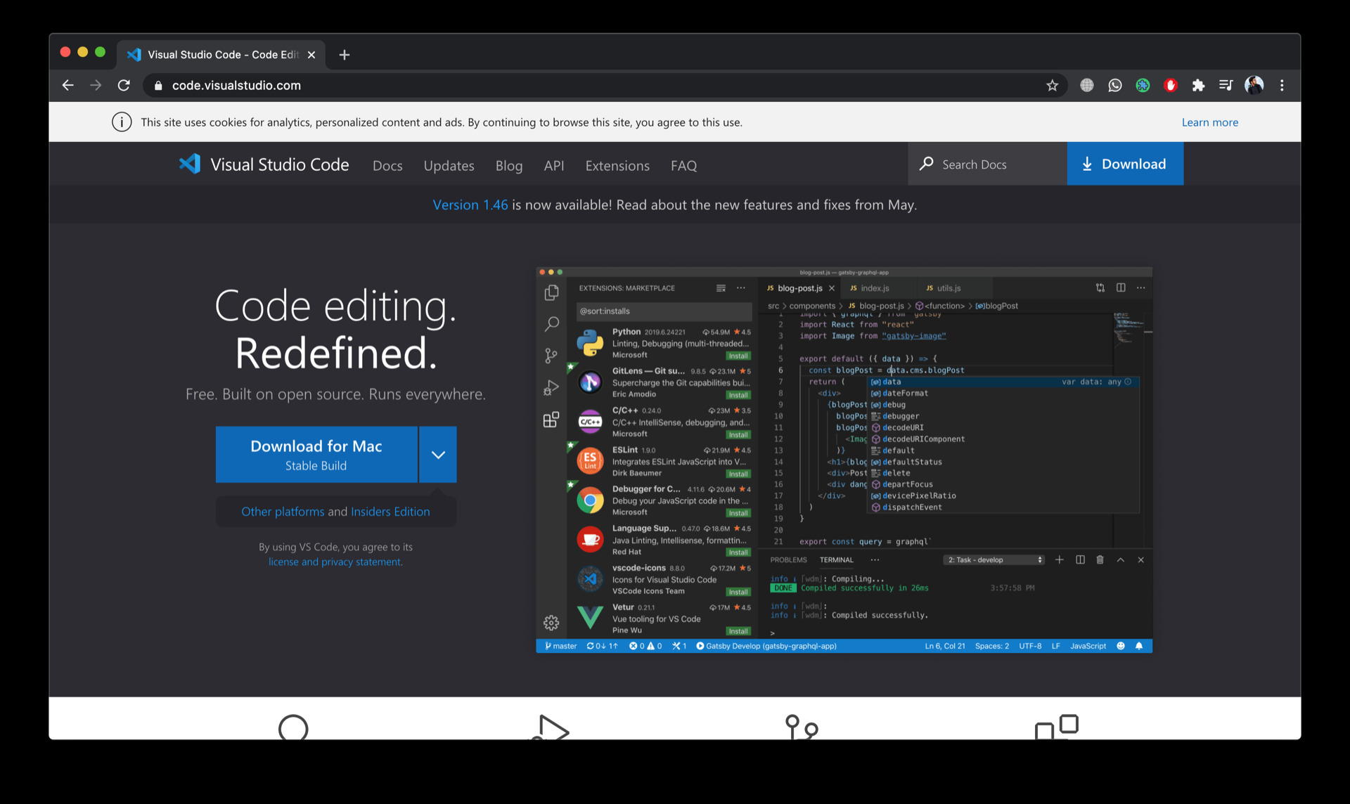 visual studio code download insiders